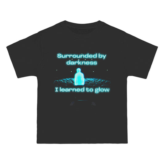 'Surrounded by Darkness, I Learned to Glow' - Oversized T